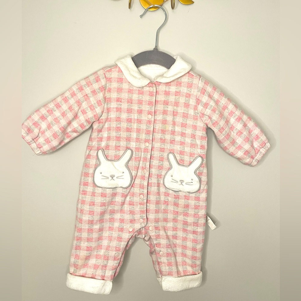 Dave and Bella Warm Pink Overall . SIZE - 6 month.